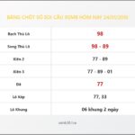 Bảng Chốt Số Soi Cầu XSMB  hôm nay 24/01/2010
