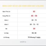 Bảng Chốt Số Soi Cầu XSMB  hôm nay 11/05/2010