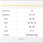 Bảng Chốt Số Soi Cầu XSMB  hôm nay 22/08/2010