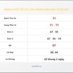 Bảng Chốt Số Soi Cầu XSMB  hôm nay 10/01/2011