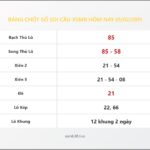 Bảng Chốt Số Soi Cầu XSMB hôm nay 01/02/2011