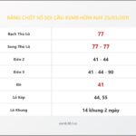 Bảng Chốt Số Soi Cầu XSMB  hôm nay 25/03/2011