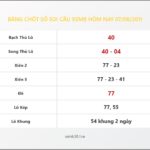 Bảng Chốt Số Soi Cầu XSMB  hôm nay 07/08/2011