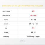 Bảng Chốt Số Soi Cầu XSMB  hôm nay 28/01/2014