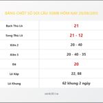Bảng Chốt Số Soi Cầu XSMB hôm nay 28/08/2015