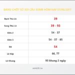 Bảng Chốt Số Soi Cầu XSMB  hôm nay 07/06/2017