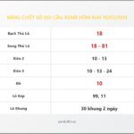 Bảng Chốt Số Soi Cầu XSMB hôm nay 10/03/2019