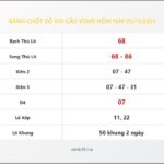 Bảng Chốt Số Soi Cầu XSMB  hôm nay 05/11/2021